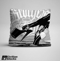European and American high heels ldschool hip hop hiphop flower body word og gangster hard core pillow
