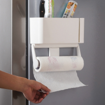 Kitchen paper towel rack Non-perforated wall-mounted storage roll paper rack Suction cup shelf Kitchen paper rack Paper towel rack