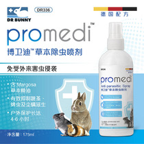 Dr Rabbit Herb Pest Control spray Rabbit Chinchilla Guinea Pig Dutch pig mite flea supplies DR336
