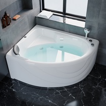 Acrylic Triangle Home Bath Household Small Fan Massage Constant Temperature Shower in one-size Hardware