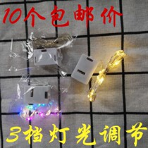 Baking Cake Decoration Shiny Diamonds Fairy Warm Light Xu May Glow Light Lamp with strings of floral festoons lamp string lights