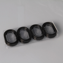 (Shower curtain accessories)Shower curtain ring resin ring black white tough and strong to adapt to 30mm inner diameter shower curtain rod
