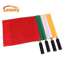  Football game patrol flag Issuing referee flag Signal issuing flag Referee hand flag Side cutting flag Football referee flag