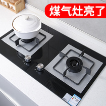  Gas stove oil-proof mat Kitchen gas stove protective mat Oil-proof liquefied gas stove sticker cleaning mat cabinet stove
