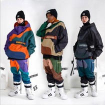2122 New 88 eightyeight Korean ski suit pants set camouflage Waterproof warm breathable men and women