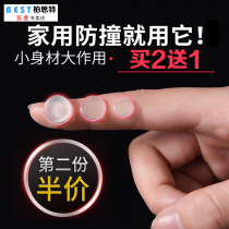 3M silicone anti-collision rubber Wardrobe door mute paste silencer buffer transparent rubber Self-adhesive anti-collision paste anti-collision particles