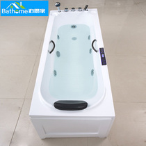 Posijia freestanding skirt bathtub thickened acrylic tub heated surf massage bath