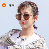 2022 new Yang purple gm sunglasses female summer tide large frame display slim net red sun glasses anti-ultraviolet driving polarized light