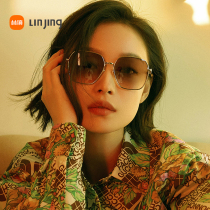 Ni Ni Tongan ink mirror woman 2022 new wave net red sun glasses anti-ultraviolet driving special large face to be thin