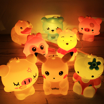 Mid-Autumn Festival lantern children cartoon portable light with music lantern Lantern kindergarten creative plastic small toy