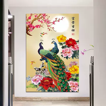 金孔雀挂画-金孔雀挂画促销价格、金孔雀挂画品牌- 淘宝