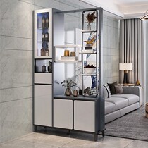 Entrance Italian entrance cabinet Partition cabinet Double-sided wine cabinet Modern and simple home wall foyer screen decorative shoe cabinet