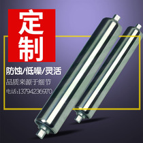 Galvanized Unpowered rubber coated small drum Conveyor belt Conveyor accessories Full set of assembly line Stainless steel roller roller