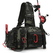 Lua Bag Multi-functional Bag Bag Male Single Shoulder Backpack Large Slip Bag Bag Water-proof Special Equipment Fishing Bag