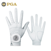 PGA golf gloves Ladies leather breathable velcro removable mark gloves Full sheepskin hands