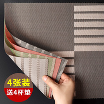 Place Mat mats heat waterproof bowl mat insulation mat Table Plate hot plate table linen pad xi can dian