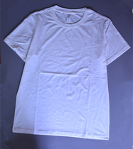 Natural fiber blended pure white T-shirt Good plant dyeing Special T-shirt coloring very cotton thread sewing does not leave white