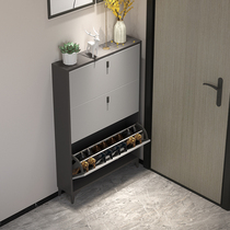 Access ultra-thin flip shoe cabinet simple modern 17cm Nordic storage province space shoe rack home door porch cabinet