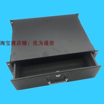 Cabinet drawer 3U microphone drawer air box amplifier audio drawer 19-inch cabinet iron drawer enhanced version