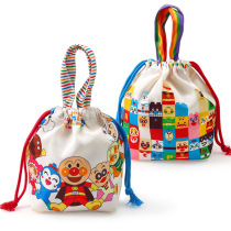 Cartoon creative bread Anpanman Bento lunch box tote bag Student cute bento bag Mommy bag