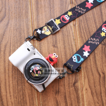 Camera strap Lanyard hook Shoulder strap Cartoon original rabbit hook Milk fierce face Sesame pear