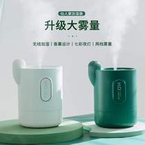 Humidifier household silent Small Office Desktop usb rechargeable mini portable student dormitory bedroom room ins Wind aroma diffuser air fog volume car Wireless spray