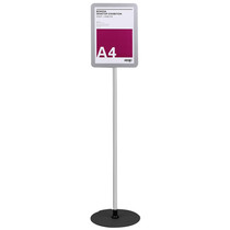 Rip A4 Silver vertical display rack advertising signage promotional signboard floor poster 3011