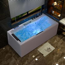 Small apartment acrylic household elderly surf massage thermostatic bath Adult hotel villa bathroom tub pool