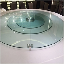 Hotel Round Table Top Hotel Restaurant Dining Table For Parquet Turntable Diameter 2 m 8 Oversized Tempered Glass Turntable