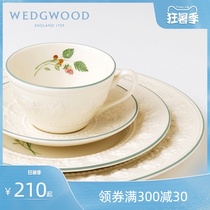 WEDGWOOD Happy holiday Ceramic tea cup and saucer Tea set cup and saucer European small luxury coffee cup and saucer