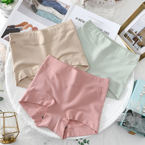 3 medium-high waist underpants female pure cotton graphene antibacterial big code flat angle shorts girl pants head closeout pants underpants