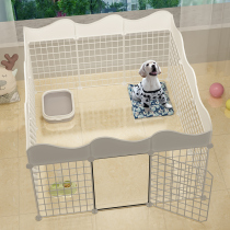 Dog cage Small and medium-sized dog Indoor household with toilet Separate kennel Bomei Pet Corgi Teddy Dog fence