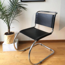 Minimalist Nordic stainless steel dining chair Mr. chair without armrests Modern simple medieval furniture ins Wind backrest chair