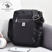 Saint Paul casual mens bag lightweight canvas shoulder messenger bag sports bag Oxford cloth water-proof vertical backpack
