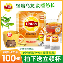 Lipton Lipton Lipton Yinxiang Oolong Tea Bags 1 8G * 100 Bag Independent Tea Bag Office Tea Sharing Pack