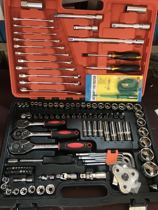 Vanadium steel 121 piece set auto repair tool set car repair set 120 1 Piece Socket wrench combination tool