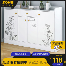  Shoe cabinet household door modern simple economical entrance foyer storage cabinet Simple balcony locker large capacity