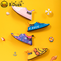 BDuck little yellow duck beach socks shoes women wading back to the river swimming shoes soft shoes non-slip cut anti-cutting red foot skin shoes men