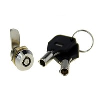 Micro cabinet lock plum blossom round spoon small tongue lock gift box lock chassis cabinet lock advertising box stall cabinet lock