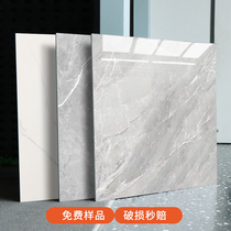 Guangdong Foshan Tile 800x800 Floor Tiles Through Body Marble Floor Brick Living Room Bright Light Grey Magnetic Brick 80x80