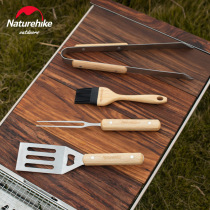  Naturehike barbecue accessories Outdoor camping camping picnic barbecue charcoal clip oil brush four-piece set