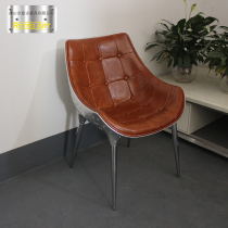 Diana Chair Nordic West Dining Room Dining Chair Aluminum Leather Hotel Chair Sales cafeterie designer creative reception desk and chairs