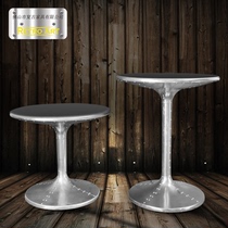  Aluminum tulip table Coffee table Dining table Computer table European-style dining table Conference negotiation table Fashion reception table Round table