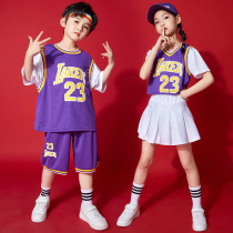 Childrens basketball suits CUHK Speed Dry Suit Boys Girls Spring Summer Jersey Jersey Kids Cheerleader Costumes