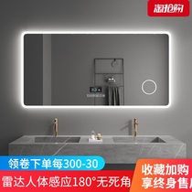 Smart bathroom mirror Touch screen led mirror Bluetooth HD bathroom mirror Anti-fog mirror with light dresser