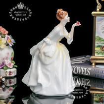Boxed British Royal Doulton Royal Doulton Rose beauty ceramic doll Wedding porcelain doll ornaments