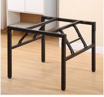 Wrought iron simple folding table stand stand stand table foot table leg iron stand Modern