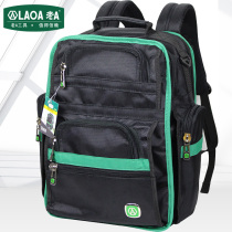 Old A shoulder bag multi-function Oxford cloth computer backpack large capacity canvas thickened electrician bag can be printed