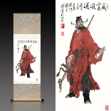 吴道子风格钟馗卷轴-吴道子风格钟馗卷轴促销价格、吴道子风格钟馗卷轴