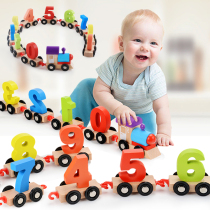 Early childhood education to recognize the number of baby knowledge digital artifact 1-10 cognitive letters car building blocks educational toys